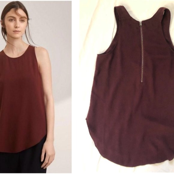 Aritzia Severes tank top with back zip - Picture 1 of 7